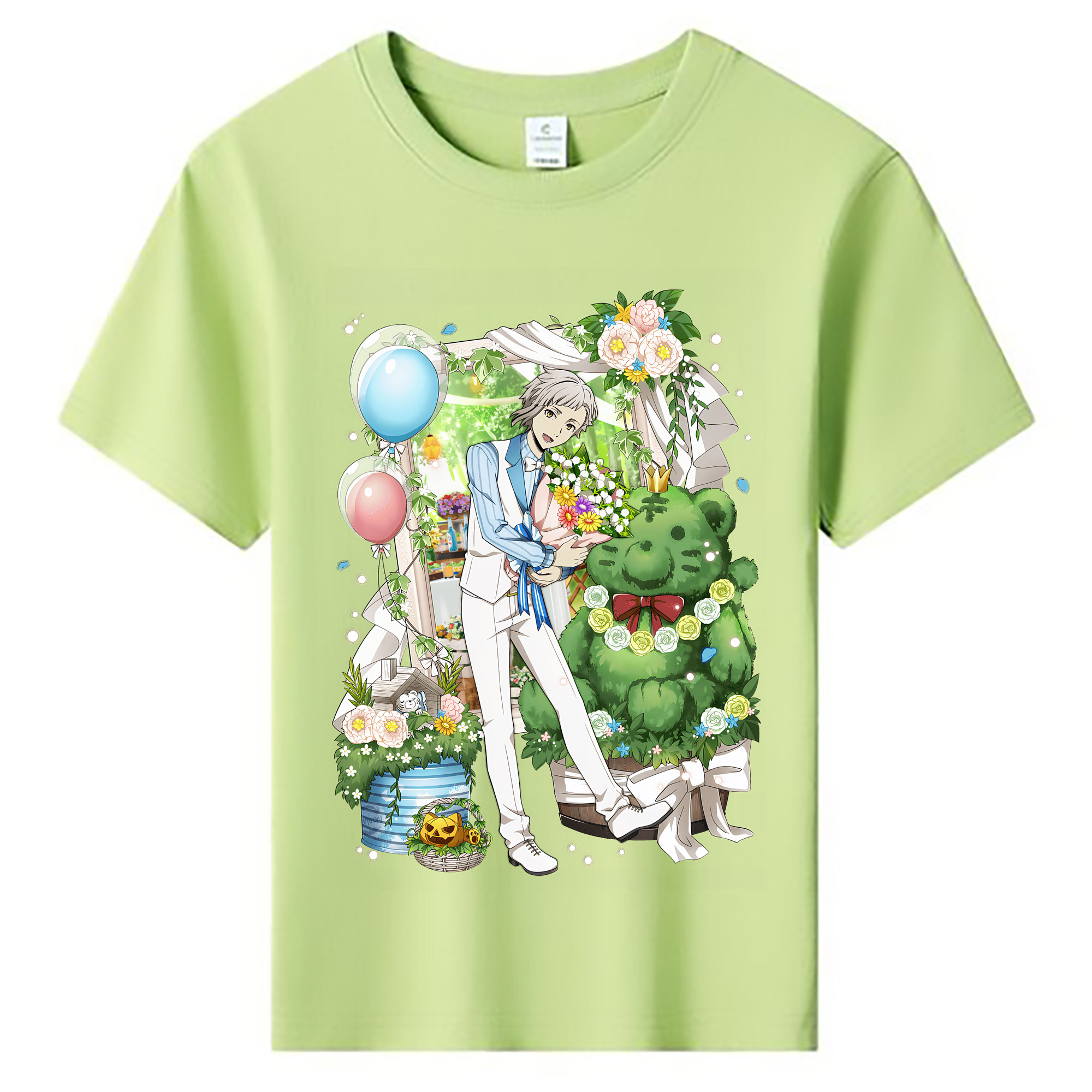（画像用） 文豪ストレイドッグス Bungo Stray Dogs 綿100％キッズTシャツ（フロントプリント）